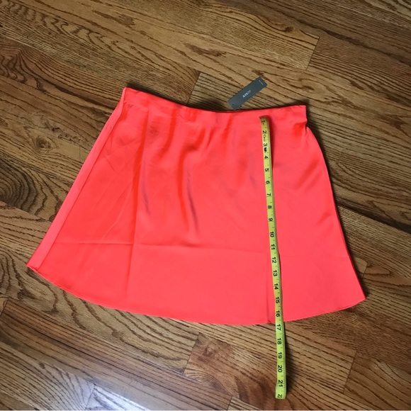J. Crew Bright Orange Gwen Mini Skirt NWT - Picture 4 of 6